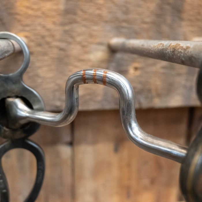 S. White Square Port Bit