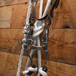 Cow Horse Supply Bridle Rig - Correction Port - Gag -  Martingale CHS200 Tack - Training - Headgear Cow Horse Supply   