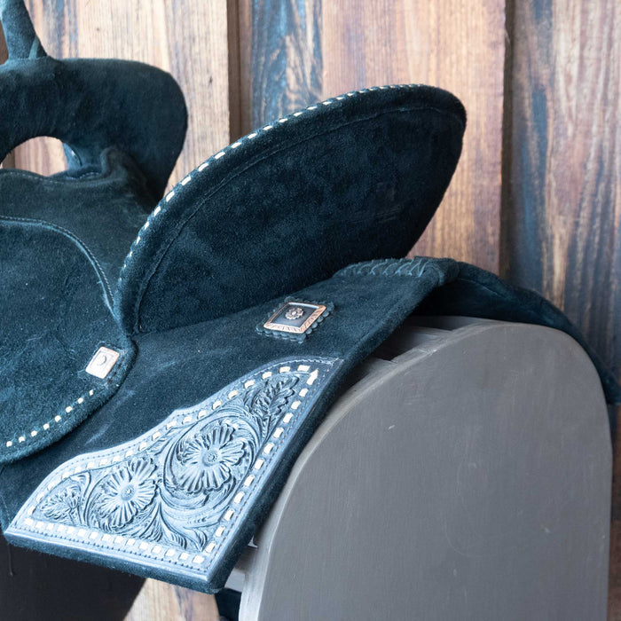 14" USED SEVEN LIGHTWEIGHT (FIBER TREE) BARREL SADDLE