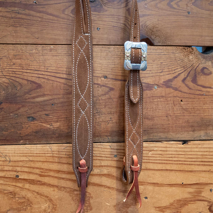 Deer Tan Roughout 3/4" Split Ear Headstall