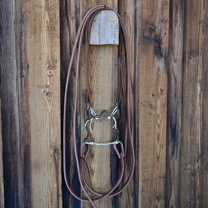 Dutton Solid Port Bridle Rig w/Split Ear Headstall