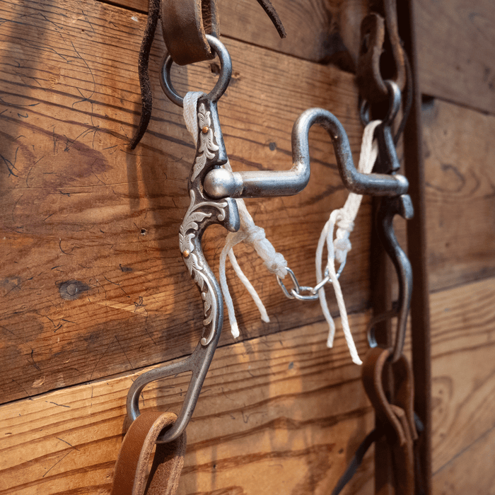 Kerry Kelley Silver Mounted Solid Port Bit Bridle Rig