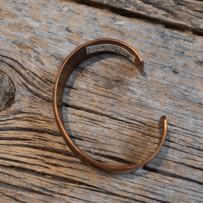 Engraved Navajo Copper Cuff