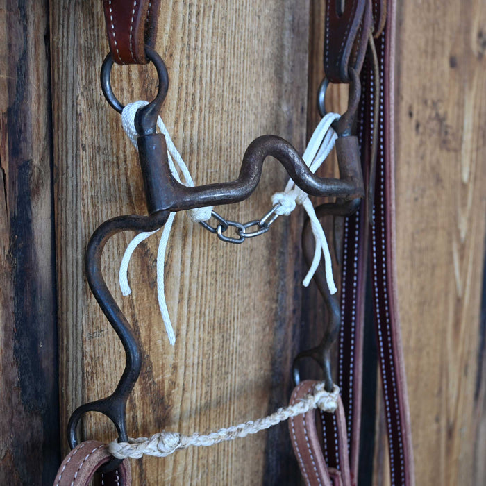 Dutton Solid Port Bridle Rig w/Split Ear Headstall