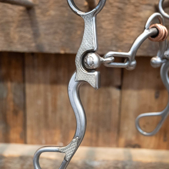 Fancy Kerry Kelley 02S Ported Chain w/Top Rings Bit