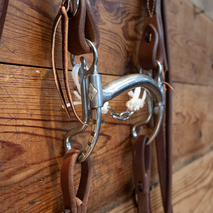 Cowpuncher Mullen Bit Bridle Rig