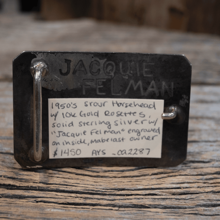 1950's Srour Horse Head Belt Buckle