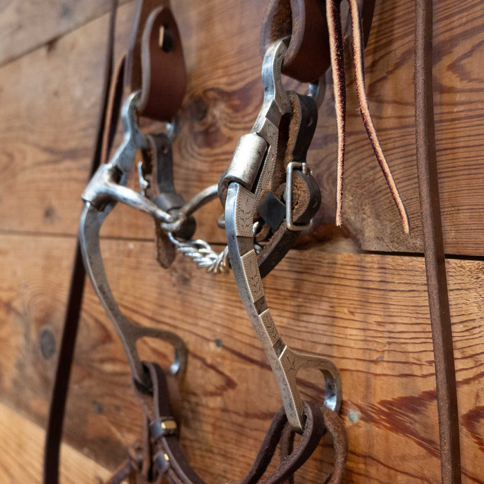 Cowboy Tack Ported Chain Bridle Rig