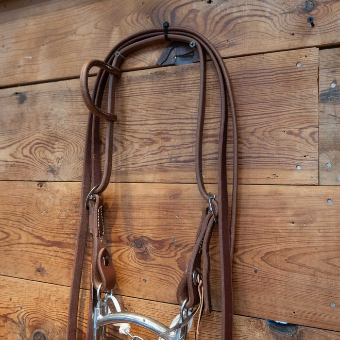 Cowpuncher Mullen Bit Bridle Rig