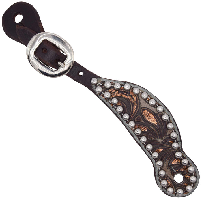 Teskey's Youth Chocolate Western Spur Straps