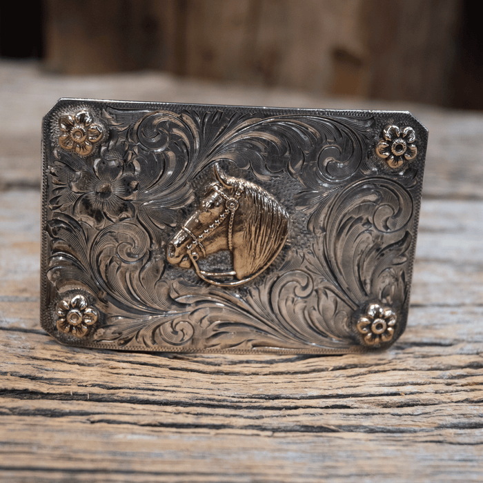1950's Srour Horse Head Belt Buckle