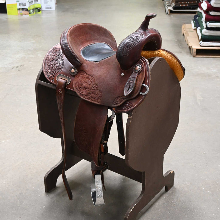 13" USED BURNS BARREL SADDLE
