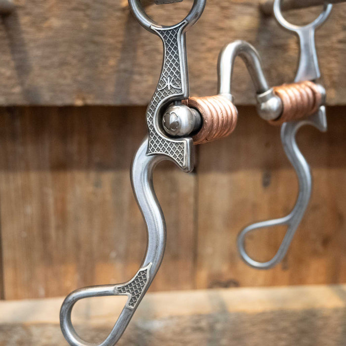 Fancy Kerry Kelley 02S A.D. w/Copper Rings Bit