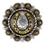 Silver Berry with Gold Horsehoe Concho Tack - Conchos & Hardware - Conchos MISC   