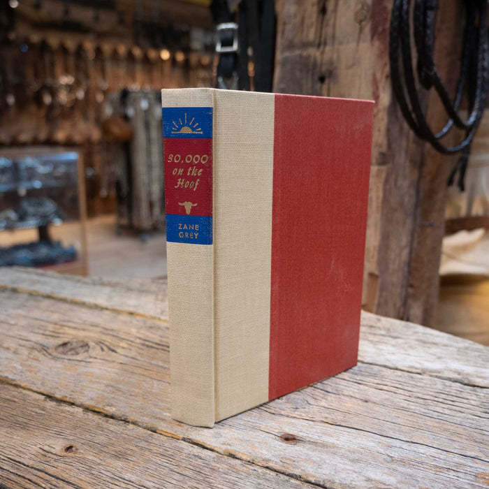 Original 1968 Printing of "30,000 on the Hoof" by Zane Grey