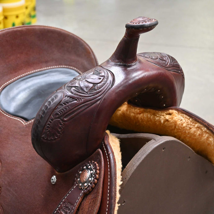 13" USED BURNS BARREL SADDLE