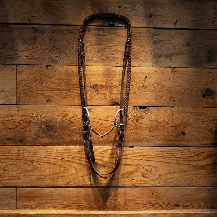 Slidng Gag Twisted Snaffle Bridle Rig Tack - Rigs MISC