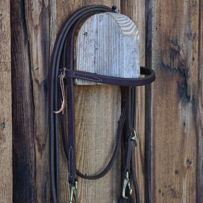 O-Ring Bumpy Snaffle Bridle Rig w/Browband Headstall