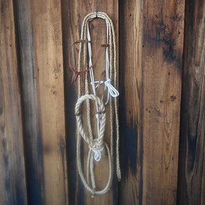 Bosal with Twine Split Reins  BOSAL063 Tack - Bosals MISC   