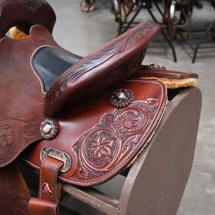 13" USED BURNS BARREL SADDLE