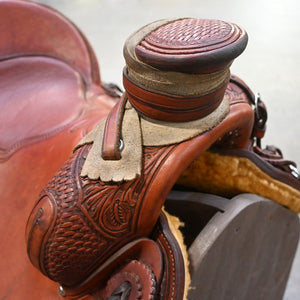 14.5" USED McCALL POST HORN SADDLE Saddles McCall Saddle Co.