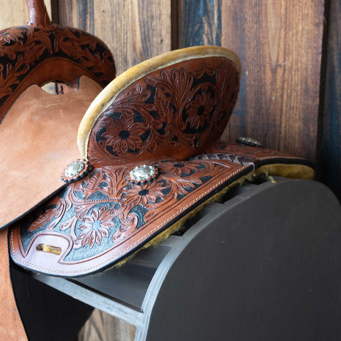 12" USED CORAL CREEK YOUTH BARREL SADDLE