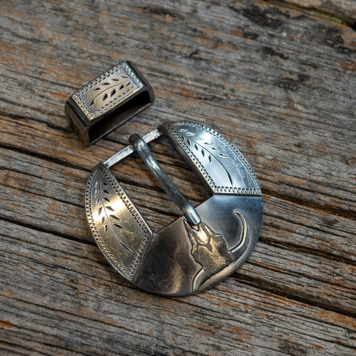 Wayne Dollar Steer Head Belt Buckle