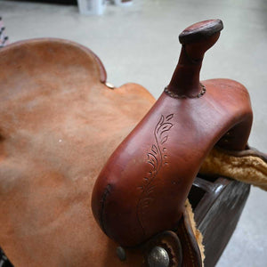 17" USED RAY BLAIR CUTTER SADDLE Saddles RAY BLAIR   