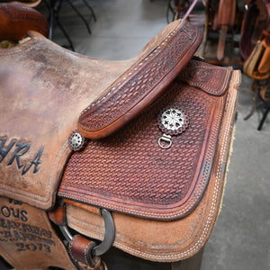 14.5" USED TESKEY'S ROPING SADDLE Saddles TESKEY'S SADDLERY LLC   