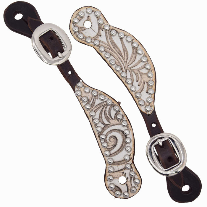 Teskey's Youth Chocolate Western Spur Straps