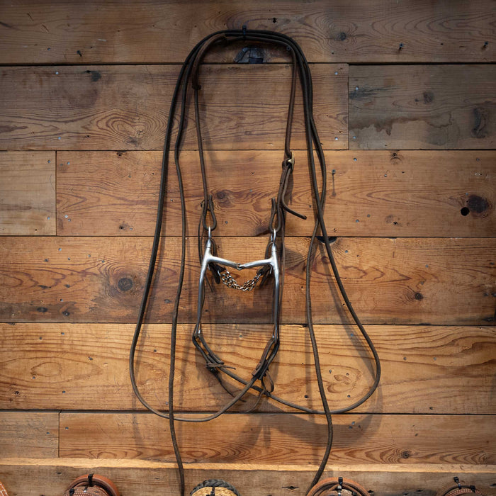 Trammell Smooth Snaffle Bridle Rig