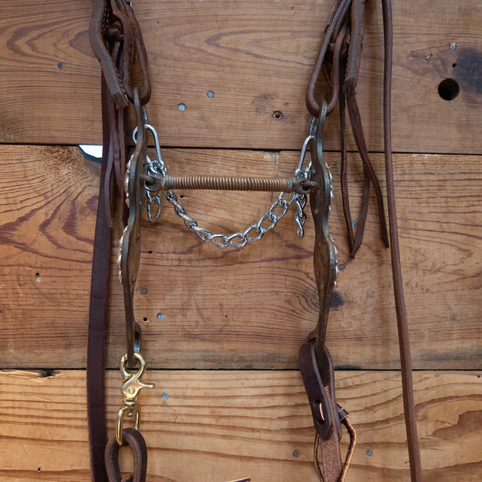 Paul Petska Copper Wrapped Mullen Bridle Rig