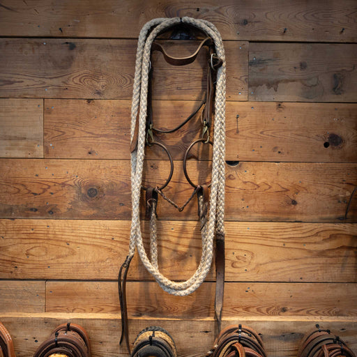 Large O-Ring Twisted Snaffle Bridle Rig Tack - Rigs MISC