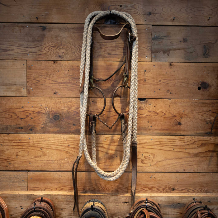 Large O-Ring Twisted Snaffle Bridle Rig Tack - Rigs MISC