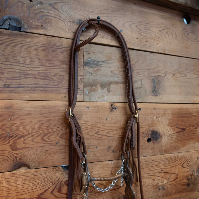 Paul Petska Copper Wrapped Mullen Bridle Rig