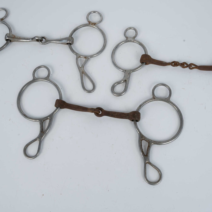 Used Assorted Snaffle Bits Set Of 3 Sale Barn Teskey's
