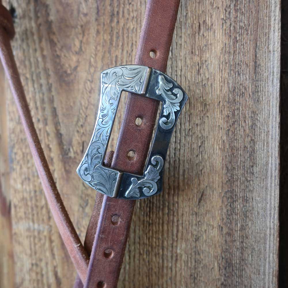 Handmade Cheaney Single Ear Headstall with a Theil Headstall Buckle AAHT018 Tack - Headstalls Cheaney   