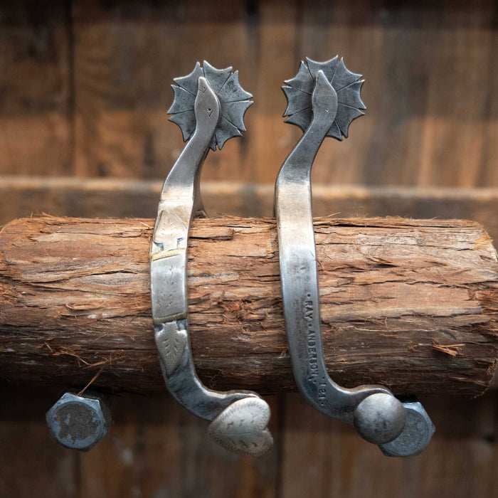 Ray Anderson #121 Gooseneck Mounted Spur Tack - Spurs Ray Anderson