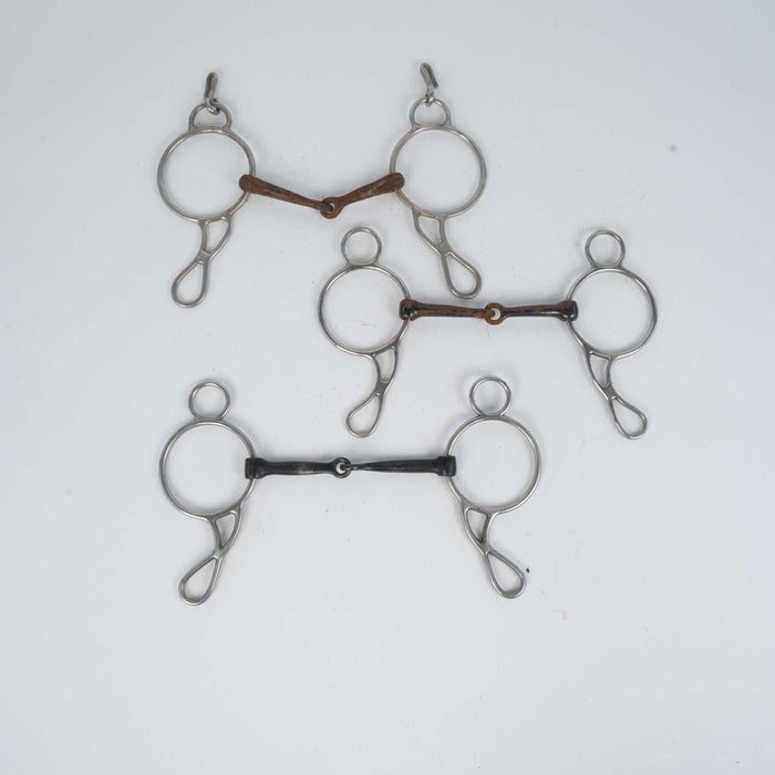 Used Assorted Snaffle Bits Set Of 3 Sale Barn Teskey's
