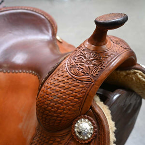 15.5" USED EQUISPORT REINING SADDLE Saddles Equisport   