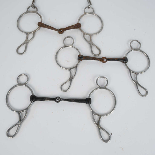Used Assorted Snaffle Bits Set Of 3 Sale Barn Teskey's