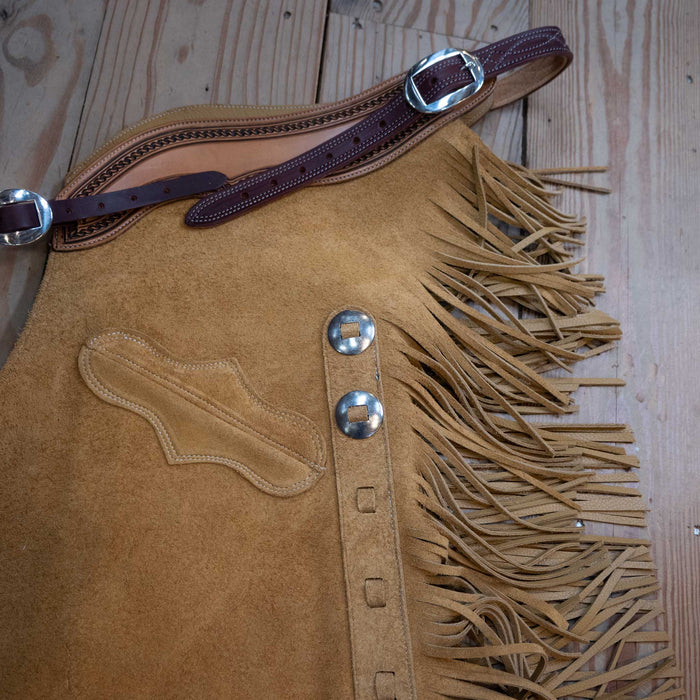 Teskey's Lrg Roughout Versatility Chaps 1949