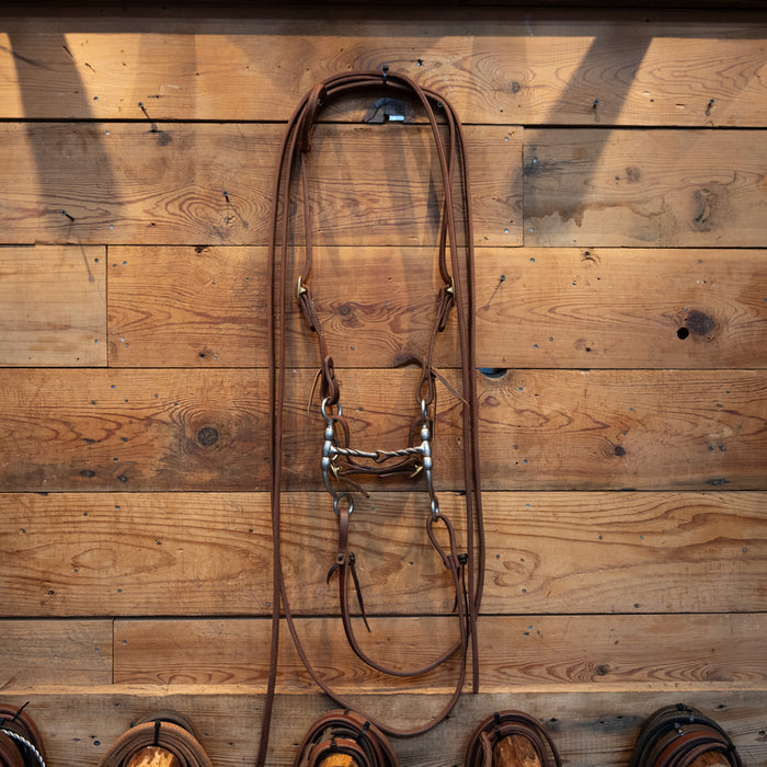 Twisted Snaffle Bridle Rig Tack - Rigs MISC