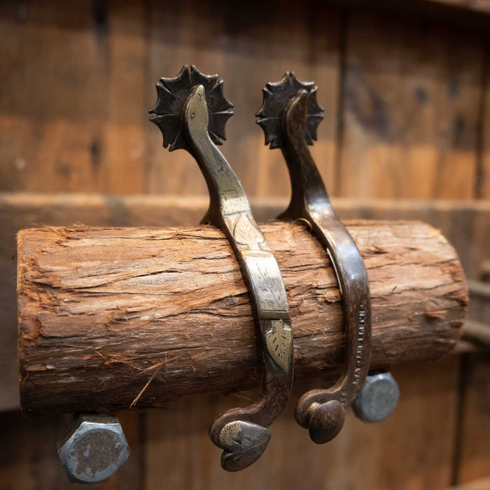 Ray Anderson #128 Mounted Spurs Tack - Spurs Ray Anderson
