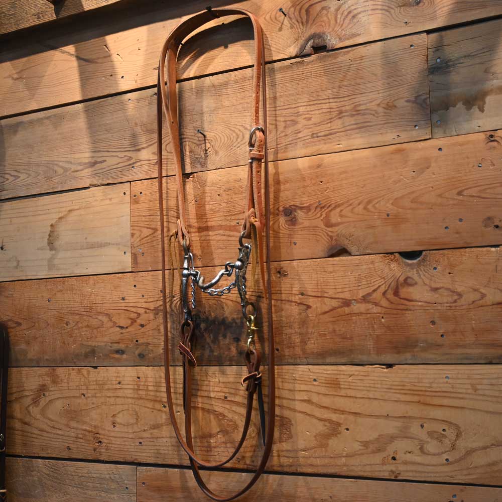 Bridle Rig - Kerry Kelley - Chain Port - Silver Engraved RIG356 Tack - Rigs Kerry Kelley   