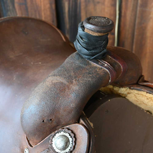 14" USED ROPING SADDLE Saddles - Used SHOPMADE