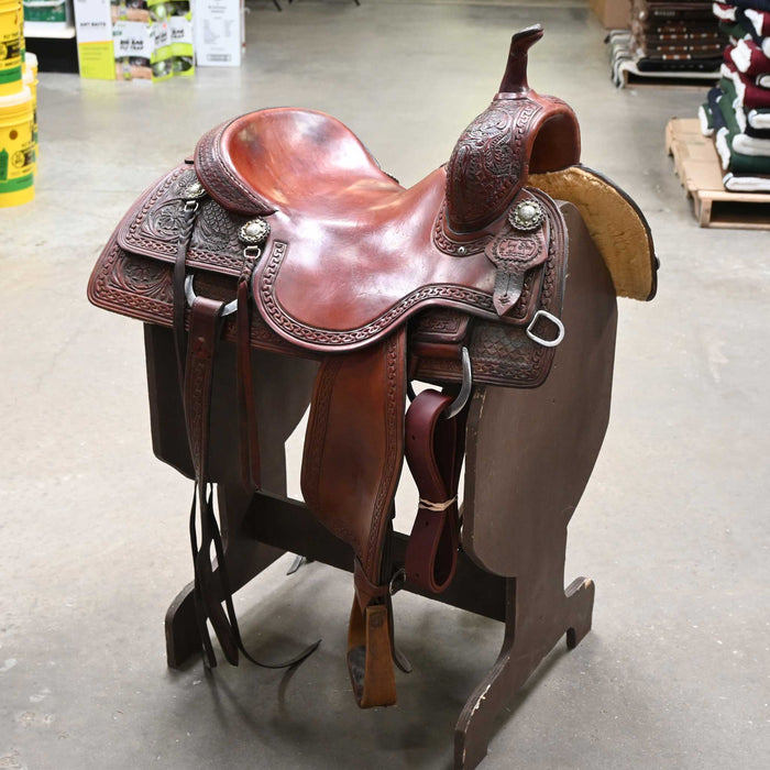 15.5" USED JERRY SHAW CUTTING SADDLE