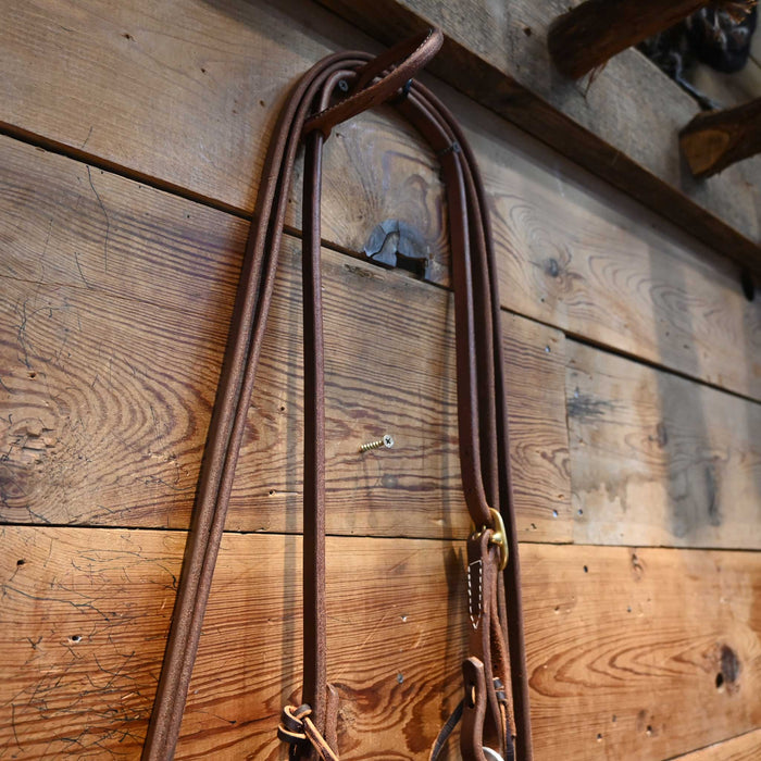 Trammell Copper Port Bridle Rig w/ Single Ear Headstall