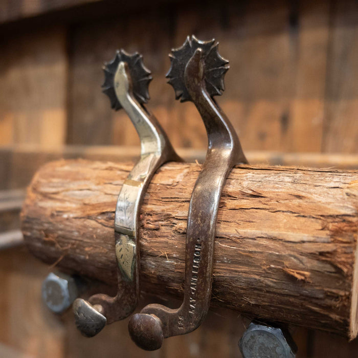 Ray Anderson #128 Mounted Spurs Tack - Spurs Ray Anderson