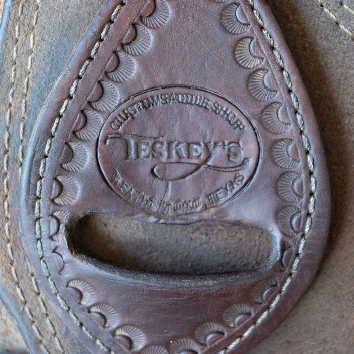 15.5" USED TESKEY'S RANCH SADDLE